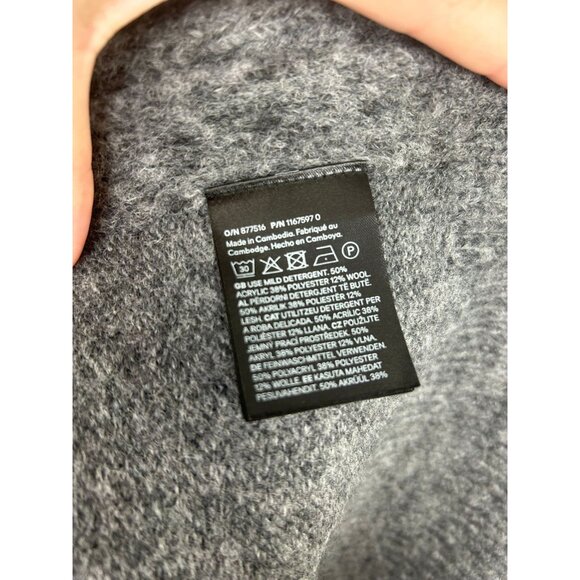 NWT H&M Men's Sleeveless Wool Blend Knit Vest Sweater XXL Gray - Picture 10 of 10